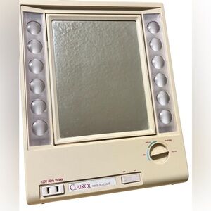Vintage Clairol true to light lighted makeup mirror Model LM-7 works great!